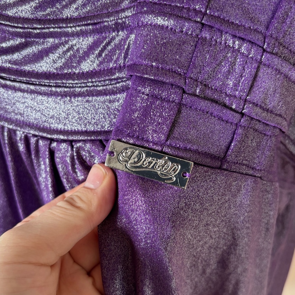 NWT BEYONCÉ DEREON PURPLE SPARKLE DRESS - Picture 3 of 8
